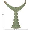 imageCreative CoOp Distressed Metal Tuna Tail Accent Decor Aqua