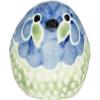 imageCreative CoOp Hand Painted Stoneware Bird Figurine Set of 3 Colors