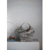 imageCreative CoOp Mango Wood Chain Link Burnt Finish Dcor Natural