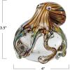 imageCreative CoOp Maritime Memento Art Glass Octopus Paper Weight Multicolor
