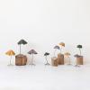 imageCreative CoOp Paper and Metal Mushroom Accent Decor Multicolor Set of 6