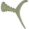 imageCreative CoOp Distressed Metal Tuna Tail Accent Decor Aqua