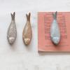 imageCreative CoOp Decorative Embossed Stoneware Fish Set of 3 Colors Dcor Multi