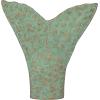 imageCreative CoOp Distressed Metal Trout Tail Accent Decor Aqua