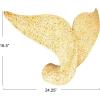 imageCreative CoOp Distressed Metal Whale Tail Wall Decor Cream