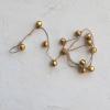imageCreative CoOp Handmade Metal Bell Garland on Jute Rope Gold Finish