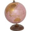 imageCreative CoOp Metal and Plastic Globe on Mango Wood Stand Pink Gold and Natural
