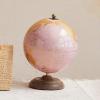 imageCreative CoOp Metal and Plastic Globe on Mango Wood Stand Pink Gold and Natural