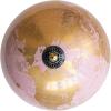 imageCreative CoOp Metal and Plastic Globe on Mango Wood Stand Pink Gold and Natural