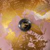 imageCreative CoOp Metal and Plastic Globe on Mango Wood Stand Pink Gold and Natural