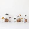 imageCreative CoOp Paper and Metal Mushroom Accent Decor Multicolor Set of 3