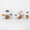 imageCreative CoOp Paper and Metal Mushroom Accent Decor Multicolor Set of 3