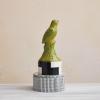 imageCreative CoOp Reclaimed Glass Bird Accent Decor Green