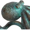 imageCreative CoOp Resin Octopus Accent Decor with Verdigris Finish Teal