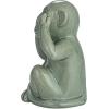 imageCreative CoOp Stoneware Monkey Accent Decor Green Set of 3