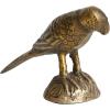 imageDecorative Embossed Aluminum Bird Antique Gold Finish