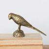imageDecorative Embossed Aluminum Bird Antique Gold Finish