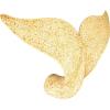 imageCreative CoOp Distressed Metal Whale Tail Wall Decor Cream