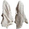 imageCreative CoOp Blue ampamp White Cotton Tea Towel Set of 2 Patterns