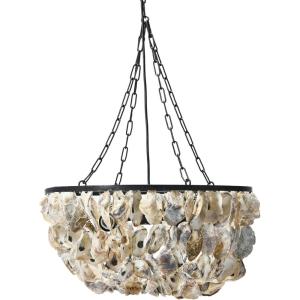 imageCreative CoOp Oyster Shell Chandelier1Tier