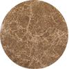 imageCreative CoOp Modern Metal Round Coffee Table with Marble Top Black and Tan