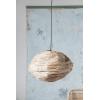 imageCreative CoOp DF5110 Round Collapsible Banana Fiber Modern Living ROMDining Room Hanging Lamp Pendant Natural