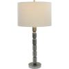 imageCreative CoOp Faceted Metal Floor Lamp with Stacked Column DesignAged Pewter