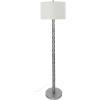 imageCreative CoOp Faceted Metal Floor Lamp with Stacked Column DesignAged Pewter
