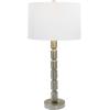 imageCreative CoOp Faceted Metal Floor Lamp with Stacked Column DesignBrushed Nickel