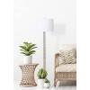 imageCreative CoOp Faceted Metal Floor Lamp with Stacked Column DesignBrushed Nickel