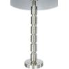 imageCreative CoOp Faceted Metal Floor Lamp with Stacked Column DesignBrushed Nickel
