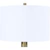 imageCreative CoOp Faceted Metal Floor Lamp with Stacked Column DesignMatte Gold Bronze