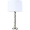 imageCreative CoOp Faceted Metal Floor Lamp with Stacked Column DesignBrushed Nickel