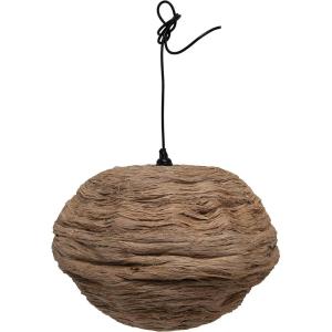 imageCreative CoOp DF5110 Round Collapsible Banana Fiber Modern Living ROMDining Room Hanging Lamp Pendant Natural