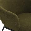 imageCreative CoOp Bowery Boucle Upholstered Armchair Green Accent Chair Dark Olive