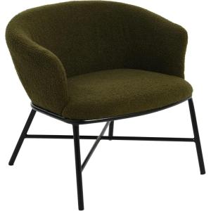 imageCreative CoOp Bowery Boucle Upholstered Armchair Green Accent Chair Dark Olive