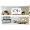 imageCreative CoOp 7 Glass Bottles on Rectangle Metal Tray with Handles Set of 8 Pieces