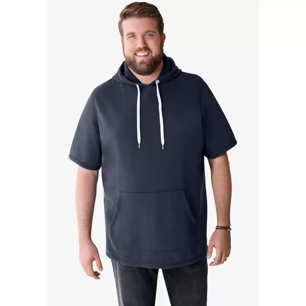 Liberty Blues by KingSize Mens Big ampamp Tall ShortSleeve HoodieTie Dye
