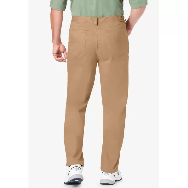 Liberty Blues by Kingsize Mens Big ampamp Tall Flex Denim JeansCharcoal Olive