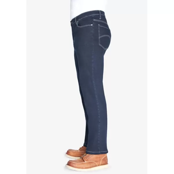 Liberty Blues by Kingsize Mens Big ampamp Tall StraightFit Stretch 5Pocket JeansBlue Wash