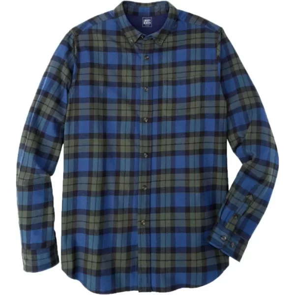 Kingsize Mens Big ampamp Tall Holiday Plaid Flannel ShirtTartan Plaid