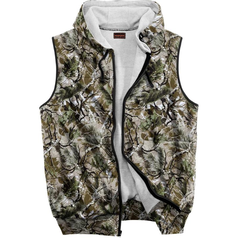 imageBoulder Creek by KingSize Mens Big ampamp Tall Tall ThermalLined Fleece VestWoods Camo