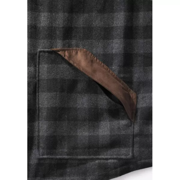 Boulder Creek by KingSize Mens Big ampamp Tall Plaid MultiPocket VestBuffalo Plaid