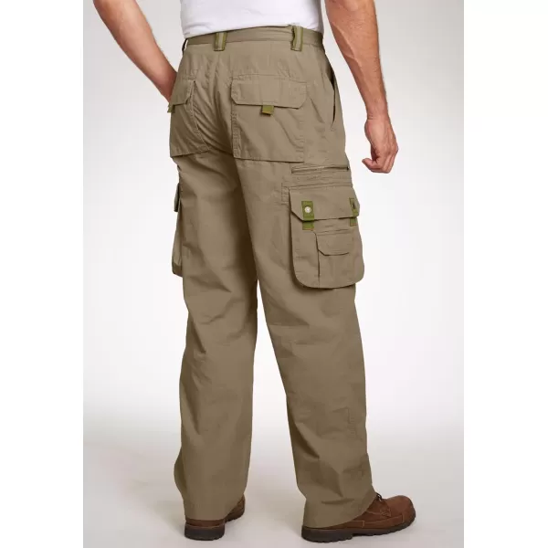 Boulder Creek by Kingsize Mens Big ampamp Tall Ripstop Cargo PantsBark