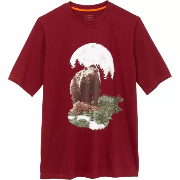 Boulder Creek by Kingsize Mens Big ampamp Tall Nature Graphic TeeBear