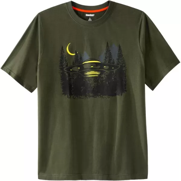 Boulder Creek by Kingsize Mens Big ampamp Tall Nature Graphic TeeUfo