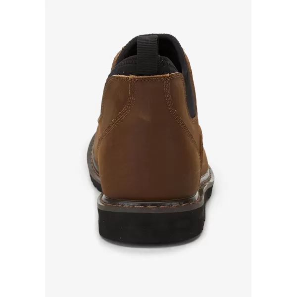 Boulder Creek by Kingsize Mens Wide Width PullOn BootsBrown 0474