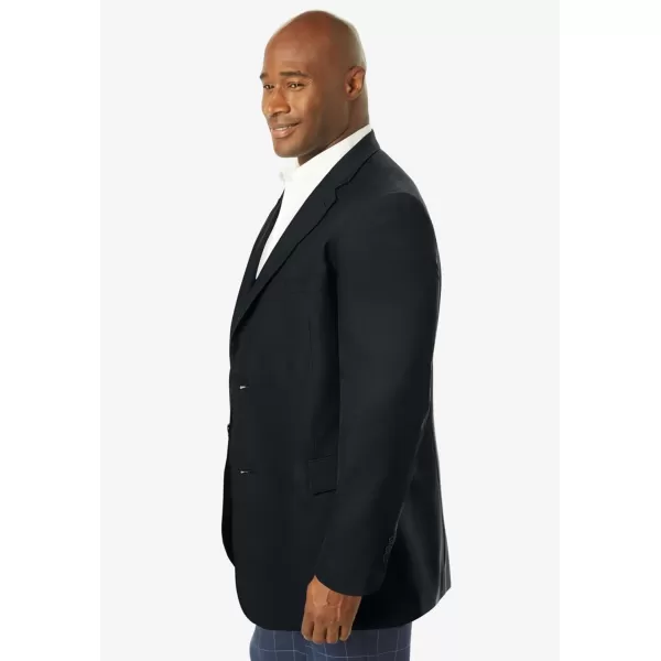 KingSize Mens Big ampamp Tall Easy Movement TwoButton JacketBlack