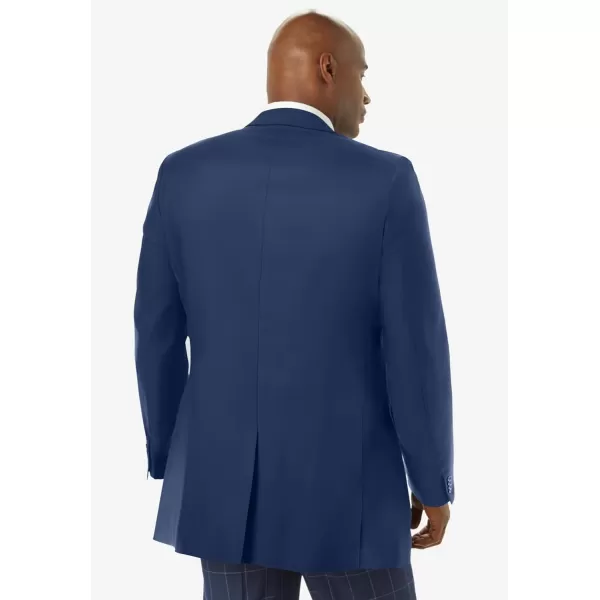 KingSize Mens Big ampamp Tall Easy Movement TwoButton JacketNavy