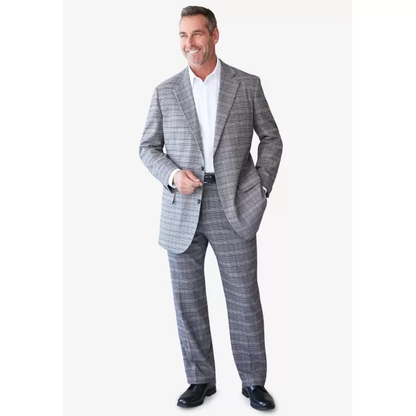 KingSize Mens Big ampamp Tall Easy Movement TwoButton JacketNavy